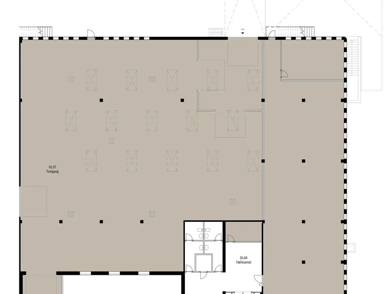 Billede 28 - Et veldimensioneret lager med kontor