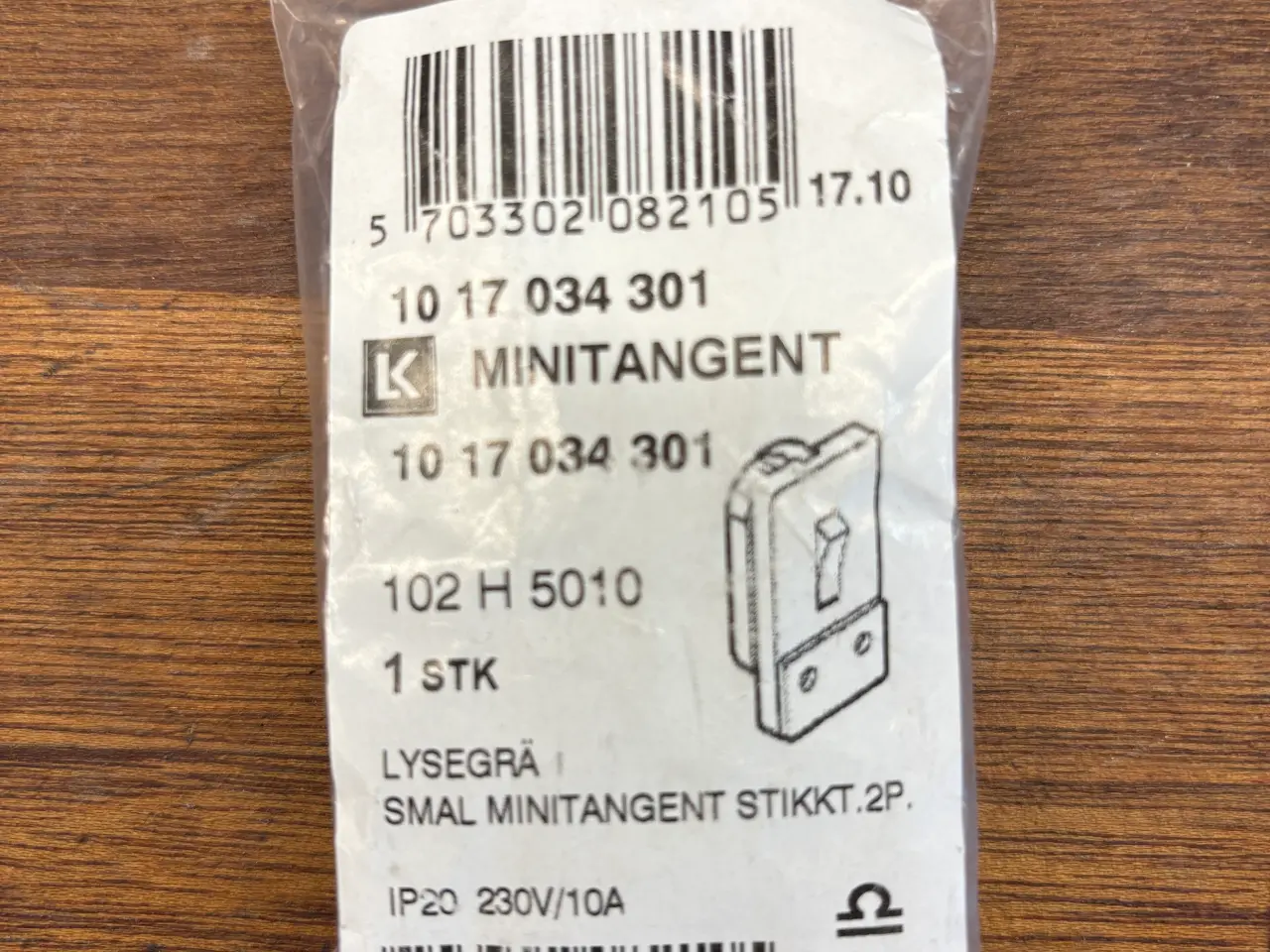 Billede 3 - Smal minitangent stikkontakt NY