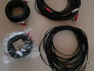 RCA Kabel 10 m, 4 stk. haves