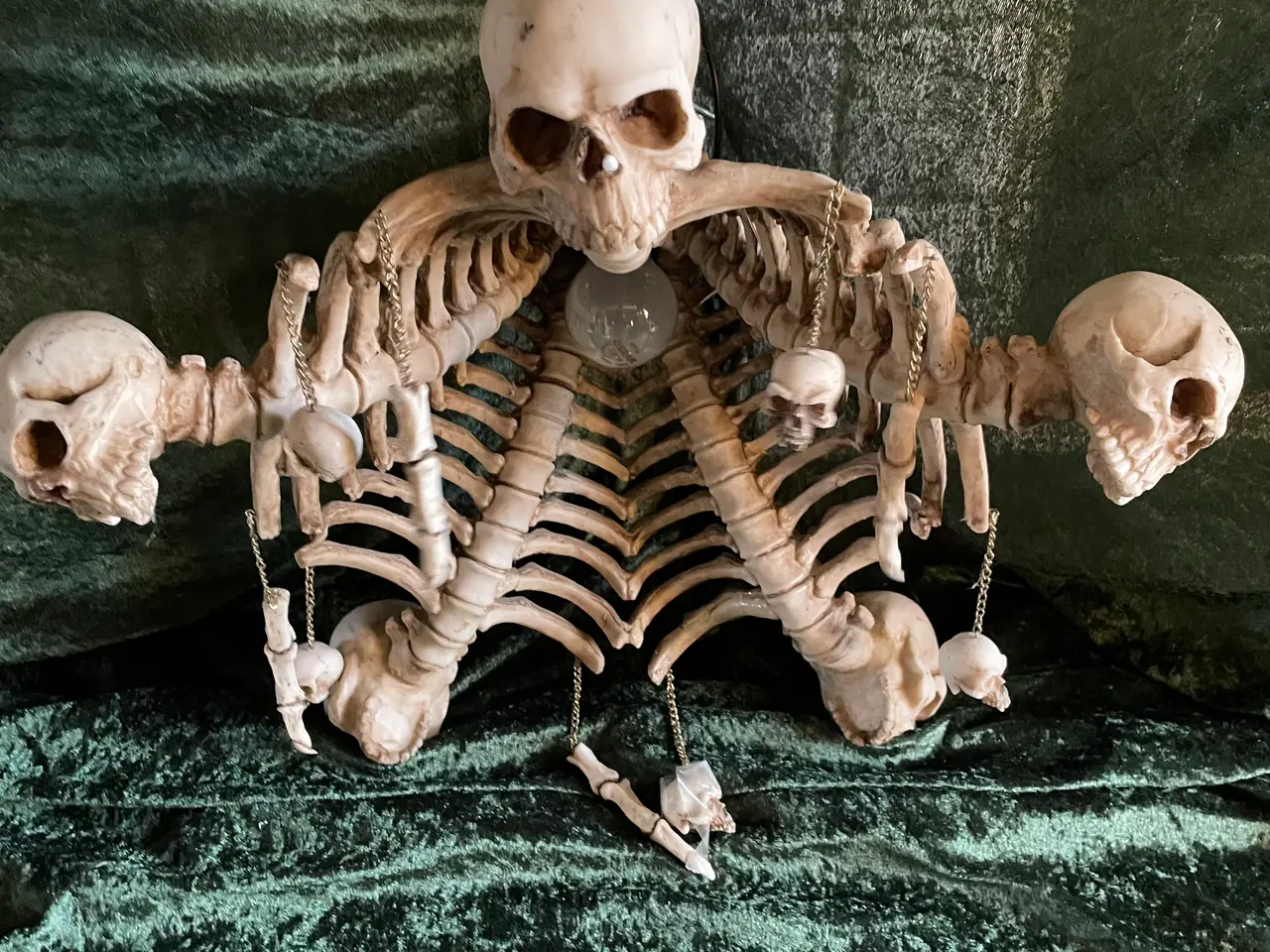 Billede 3 - Skeletlampe til halloween
