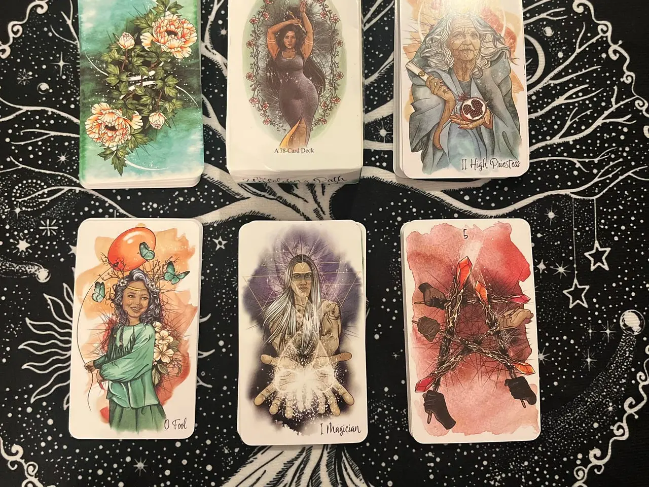 Billede 1 - The Unfolding Path Tarot kortsæt 78 kort