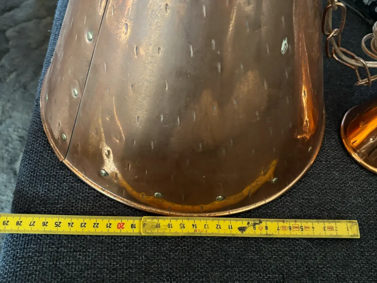 Billede 5 - LB denmark kobber loftlampe