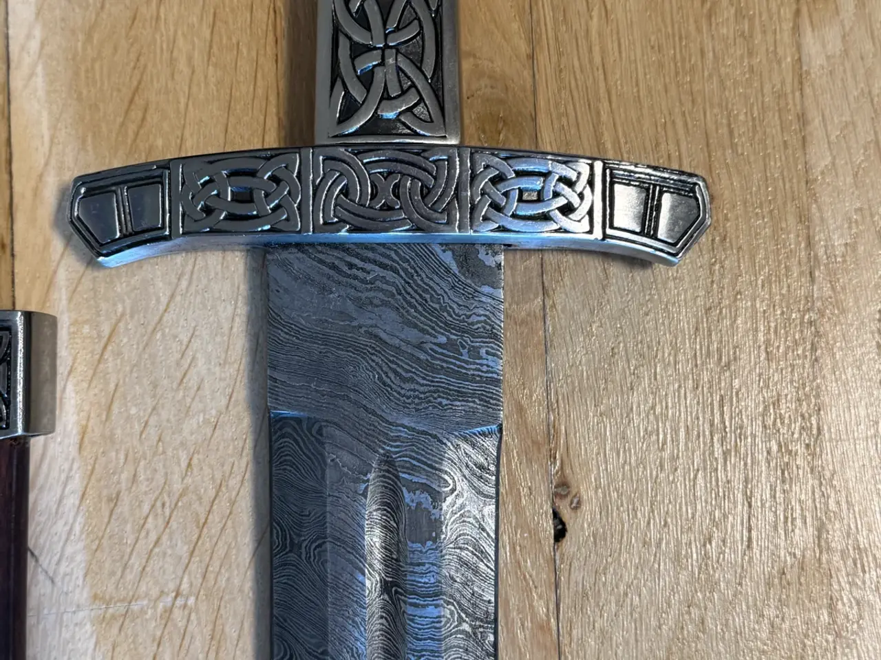 Billede 3 - Håndsmedet vikinge sværd i Damaskus