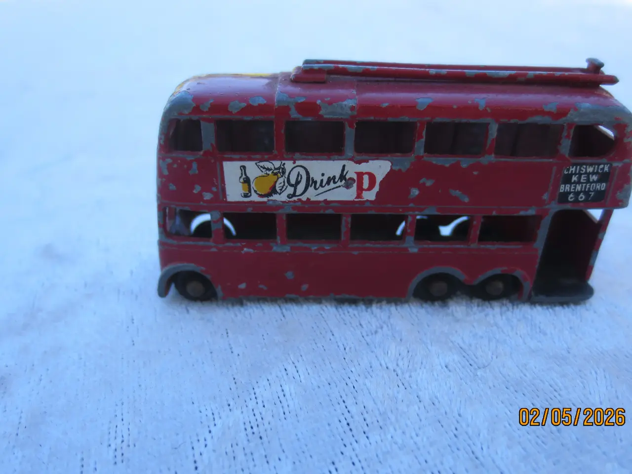 Billede 1 - 1 stk Modelbil London Trolley Bus