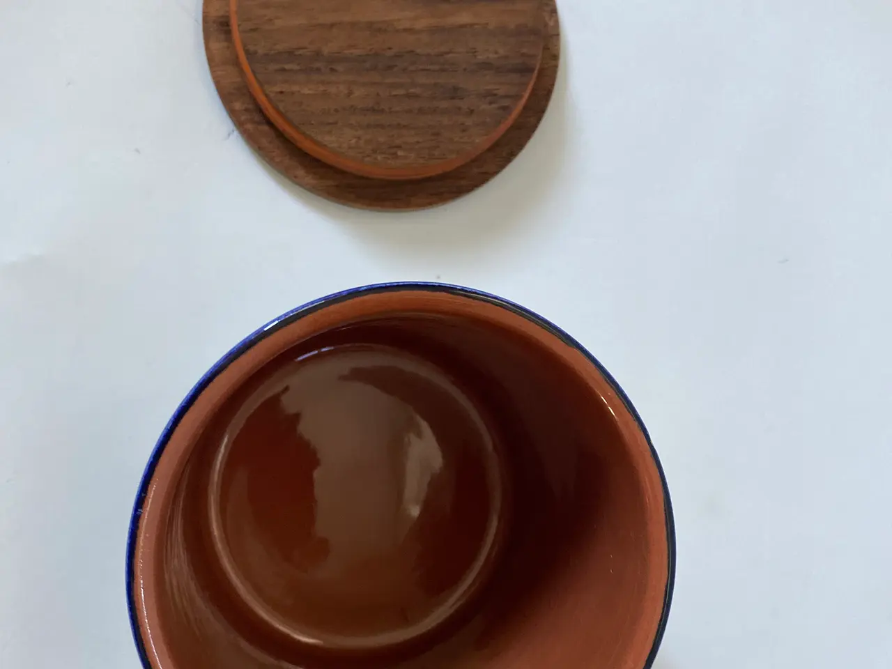 Billede 2 - Melkrukke med teaklåg.