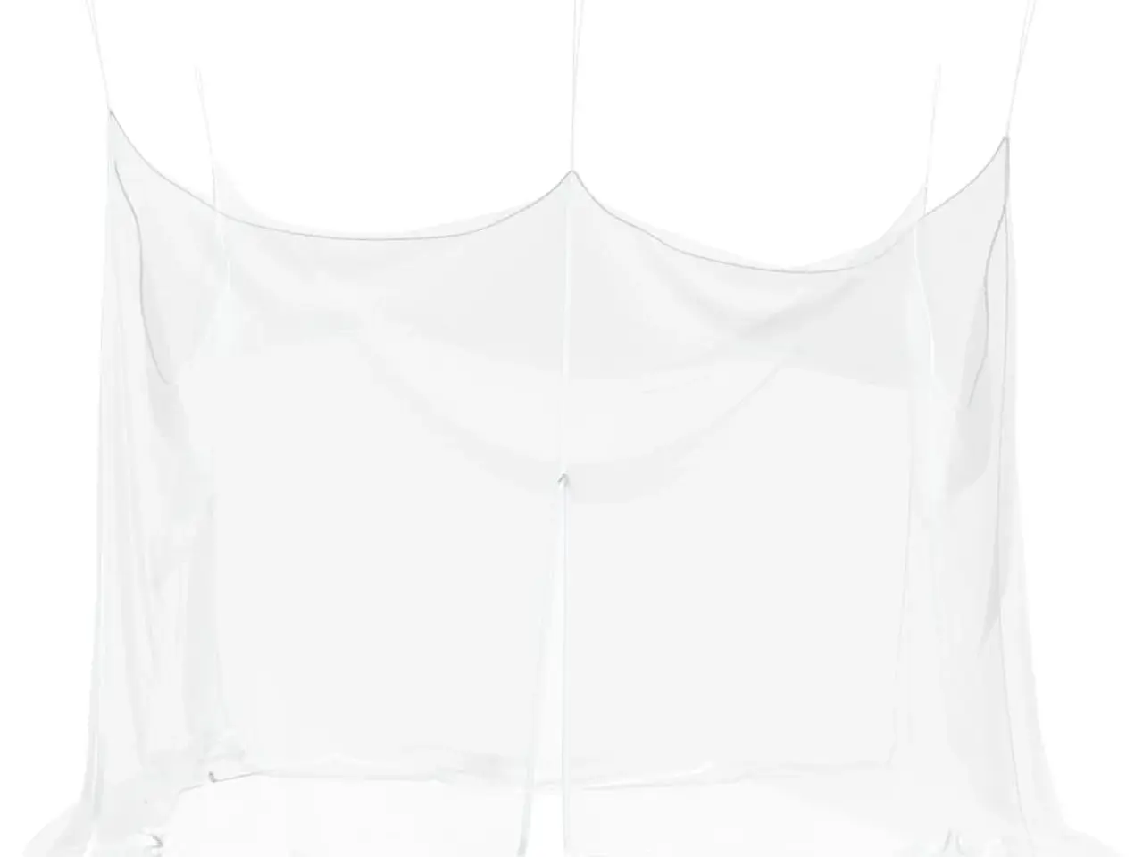 Billede 4 - Myggenet til udendørs brug 220 mesh - hvid 300 x 300 x 250 cm