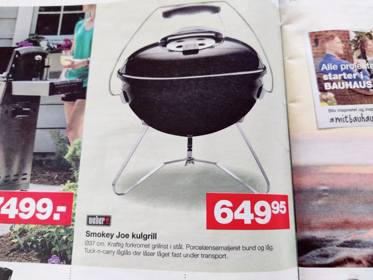 Billede 4 - Weber grill. Smokey Joe