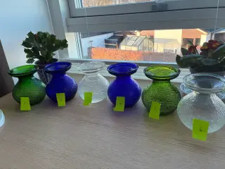 Ældre hyacintglas - 6 stk. - Holmegaard