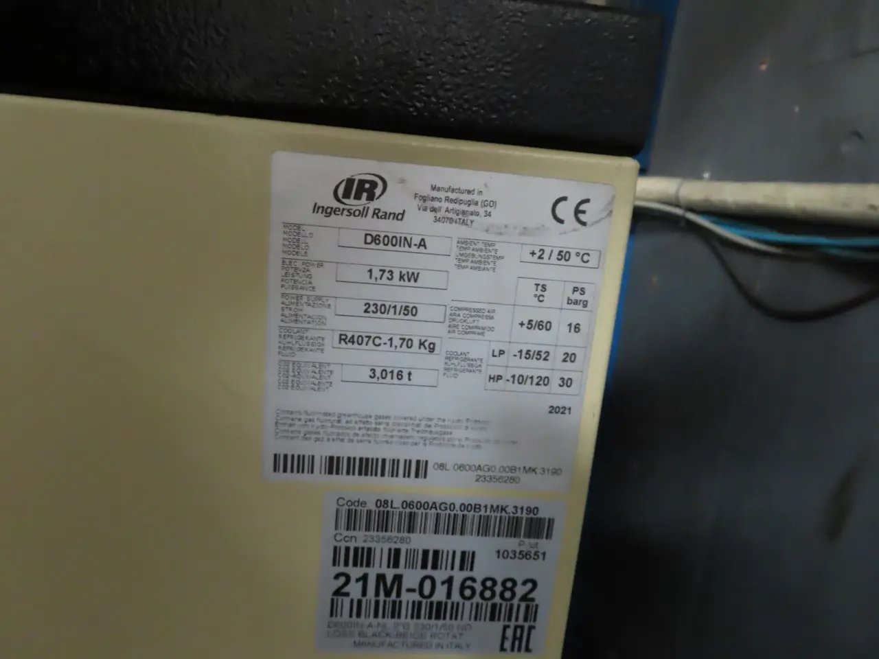 Billede 3 - Køletørrer INGERSOLL RAND D600IN-A