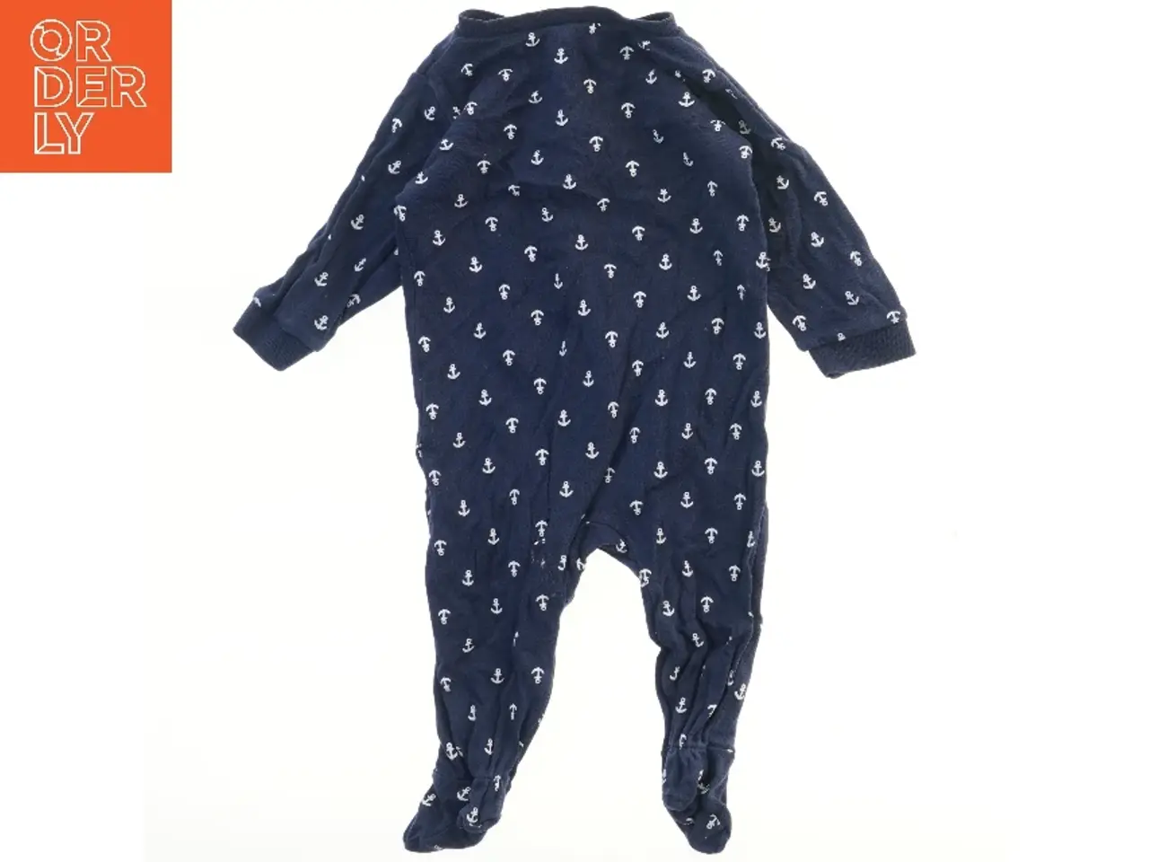Billede 2 - Marineblå heldragt med ankerprint fra H&M (str. 62)