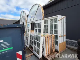 Vinduer og dørparti Vindunor 6 styk