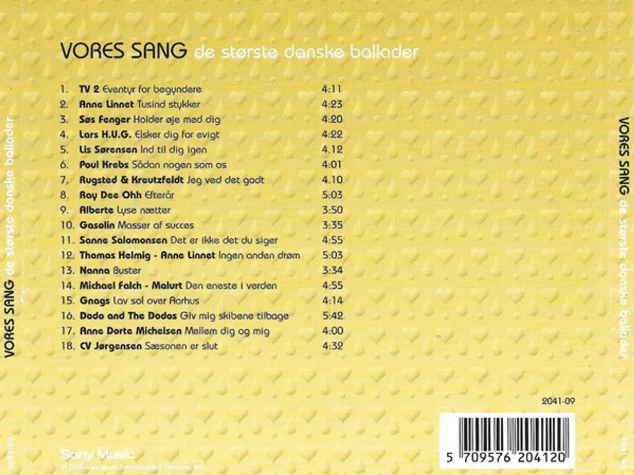 Billede 2 - Diverse kunstnere – Vores Sang – CD