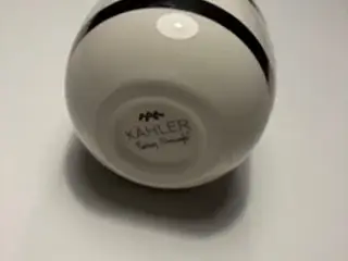 Kähler vaser jubilæum “Guld stribet” 12,5 cm