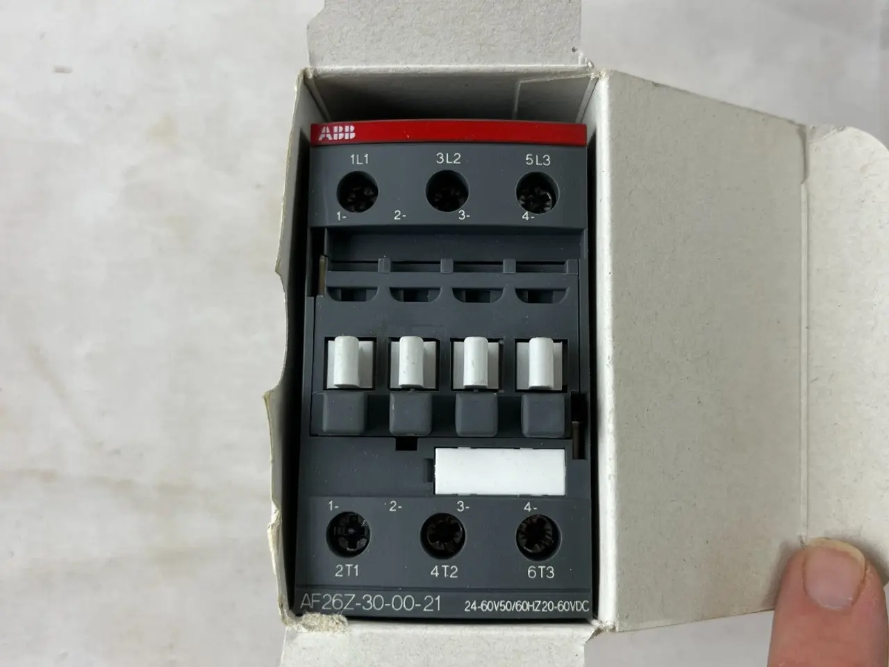 Billede 2 - ABB AF26Z-30-00-21 kontaktor 26A 11kW 3-Pole AC/DC