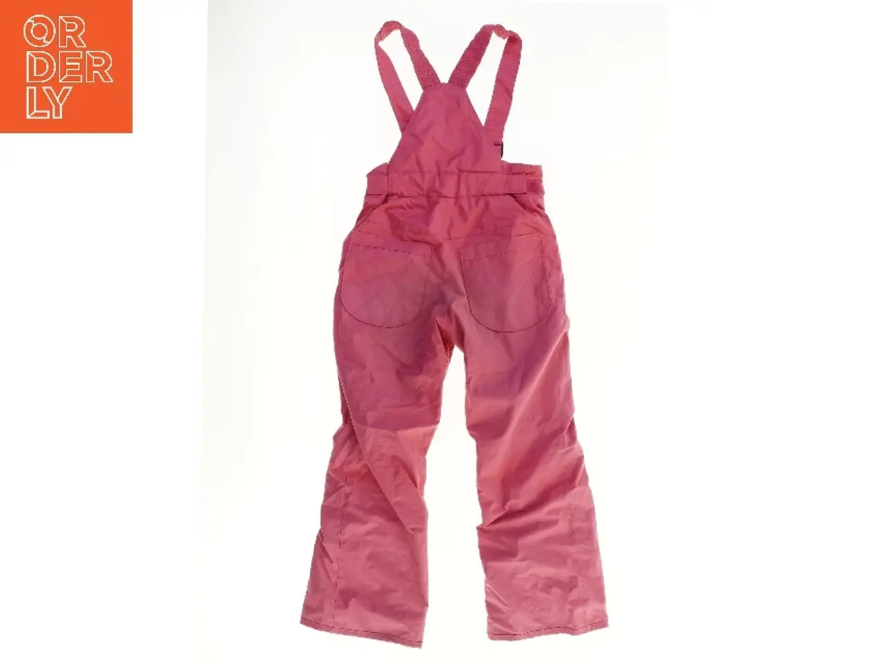 Billede 2 - Rosa overtræks/skibukser med seler (str. 128-152 )