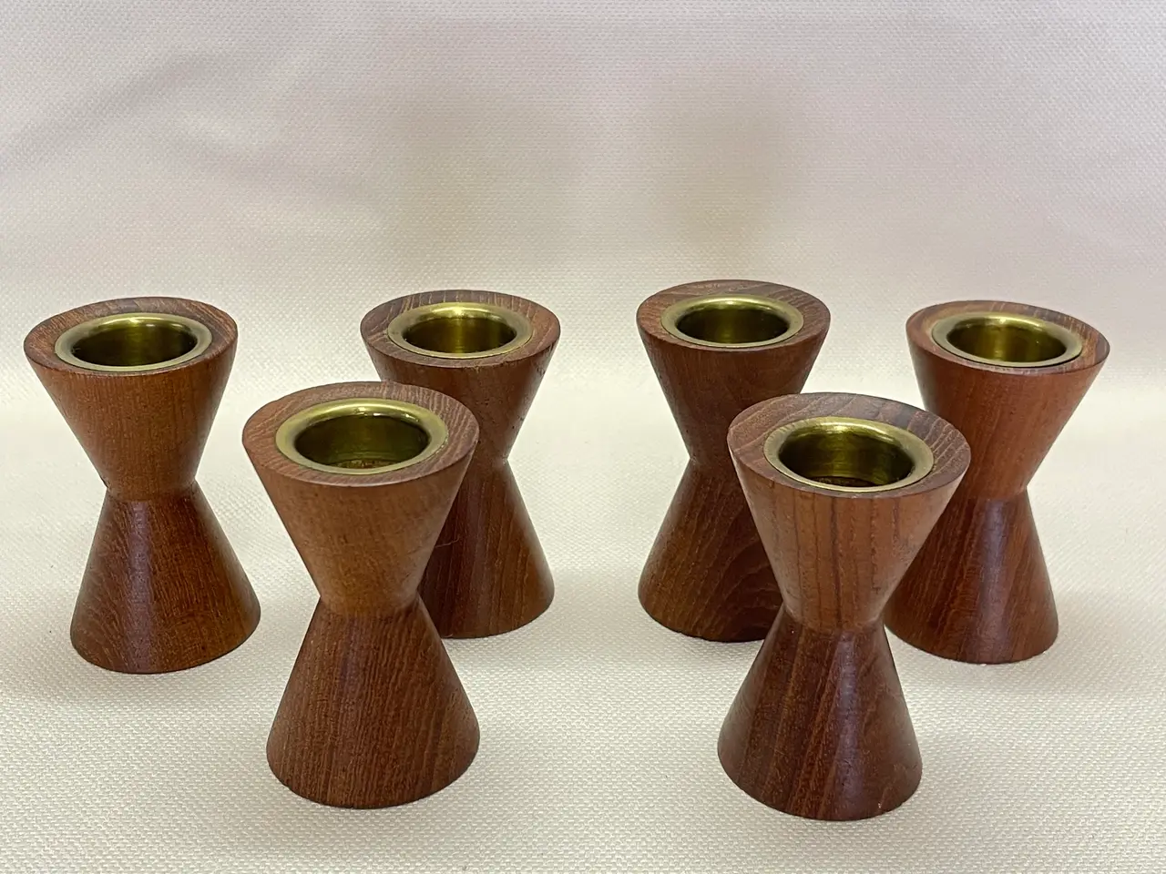 Billede 1 - Vintage lysestager i teak