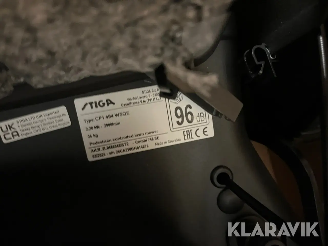 Billede 7 - Plæneklipper Stiga Combi 748 SE benzindreven