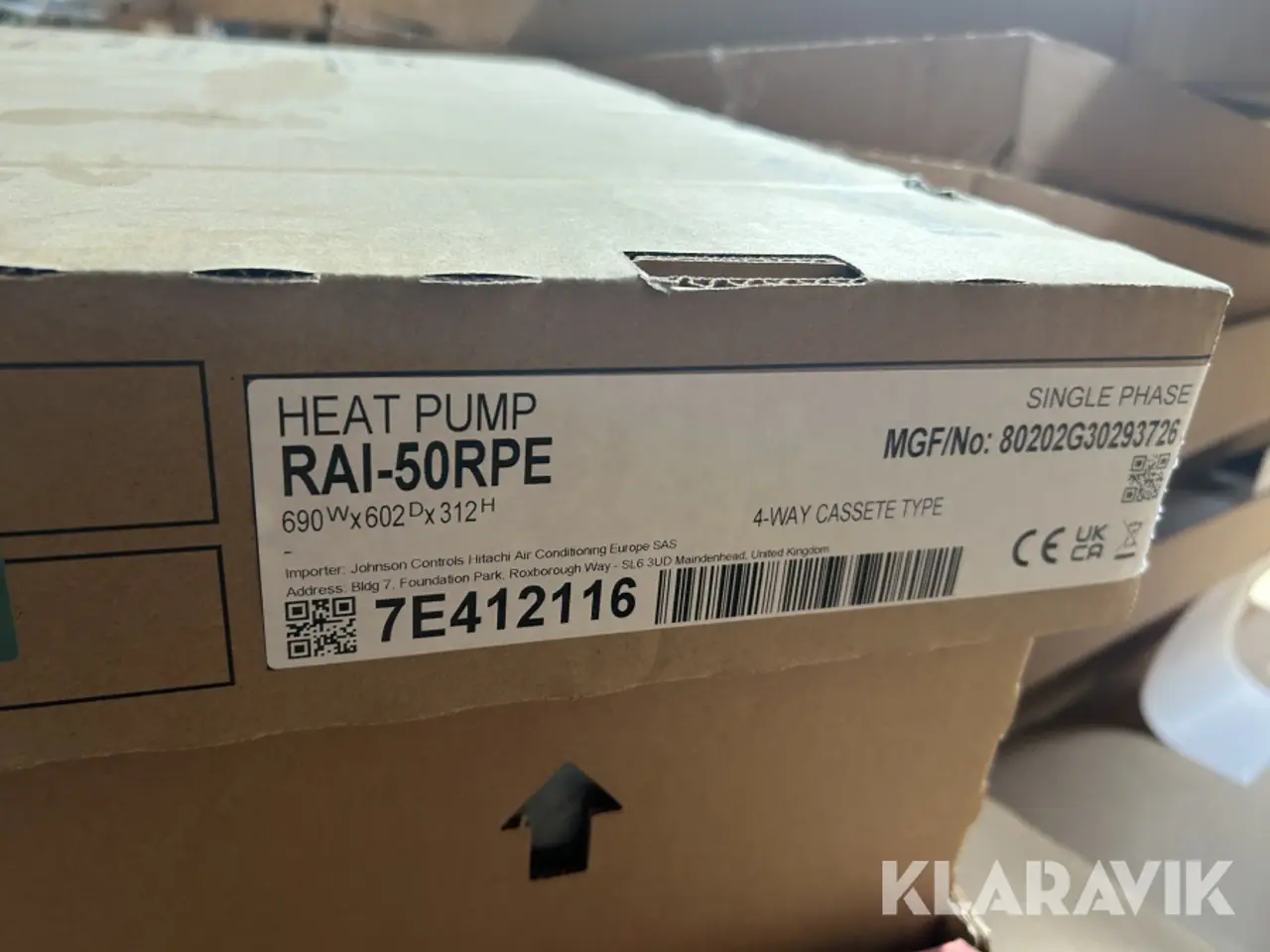 Billede 2 - Varmepumpe Hitachi RAI-50RPE