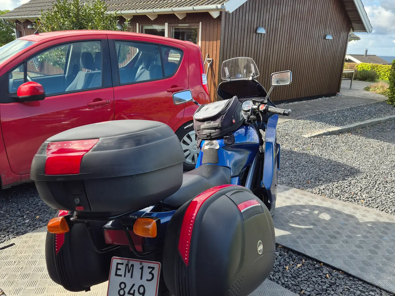 Billede 3 - Flot Honda ntv 650 med kardan og fuldt taskesæt