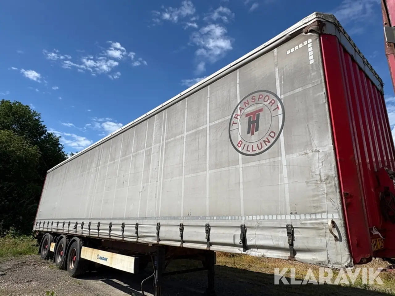 Billede 3 - Trailer Krone SD med presseningsopbygning