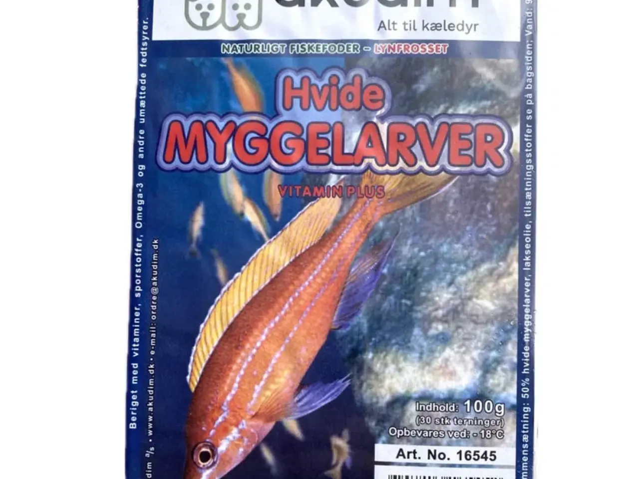 Billede 4 - Frostfoder til fisk (4 forskellige) 29 og 39kr.