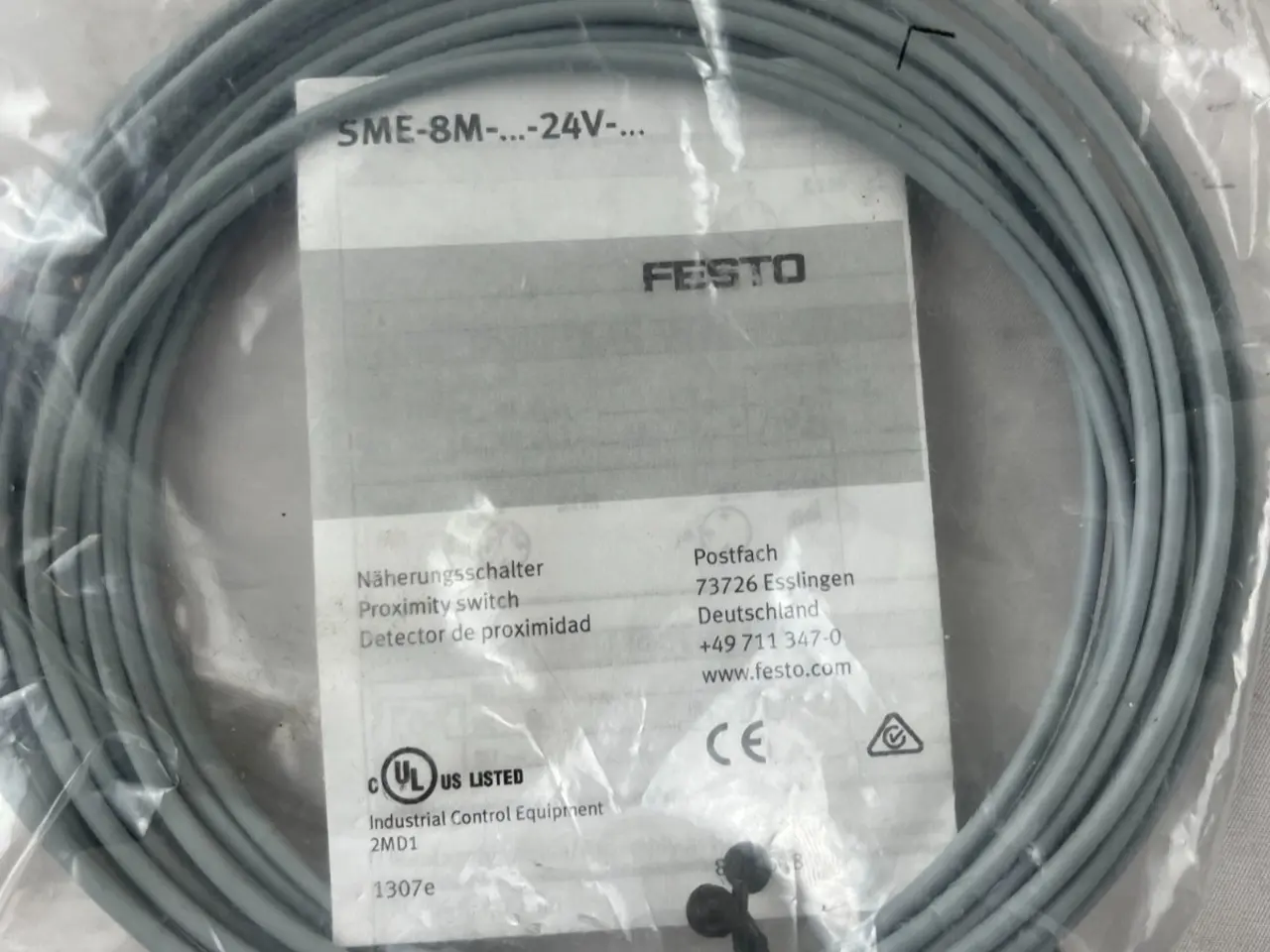 Billede 1 - FESTO SME-8M Proximity Sensor Cylinder Magnetic UL