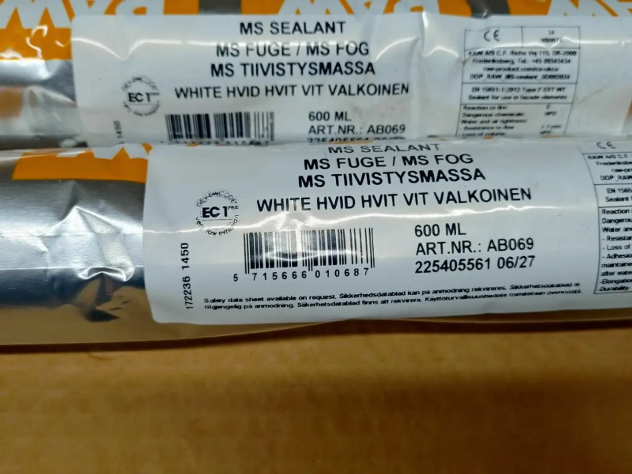 Billede 2 - RAW MS Fuge / MS Sealant 600 ml hvid