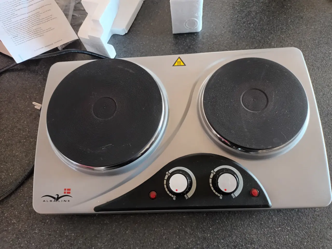 Billede 2 - Albaline Elektrisk dobbelt kogeplade.