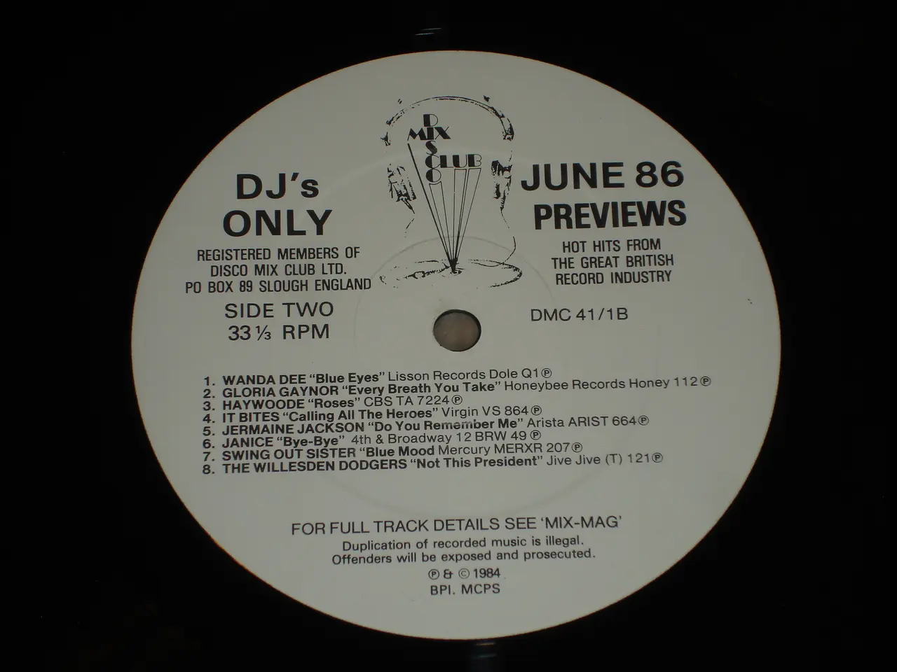 Billede 4 - (Sender gerne)  June 86 - International