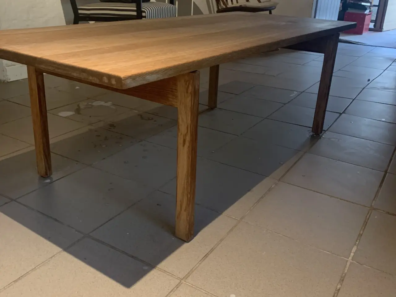 Billede 2 - Wegner sofabord i massiv eg