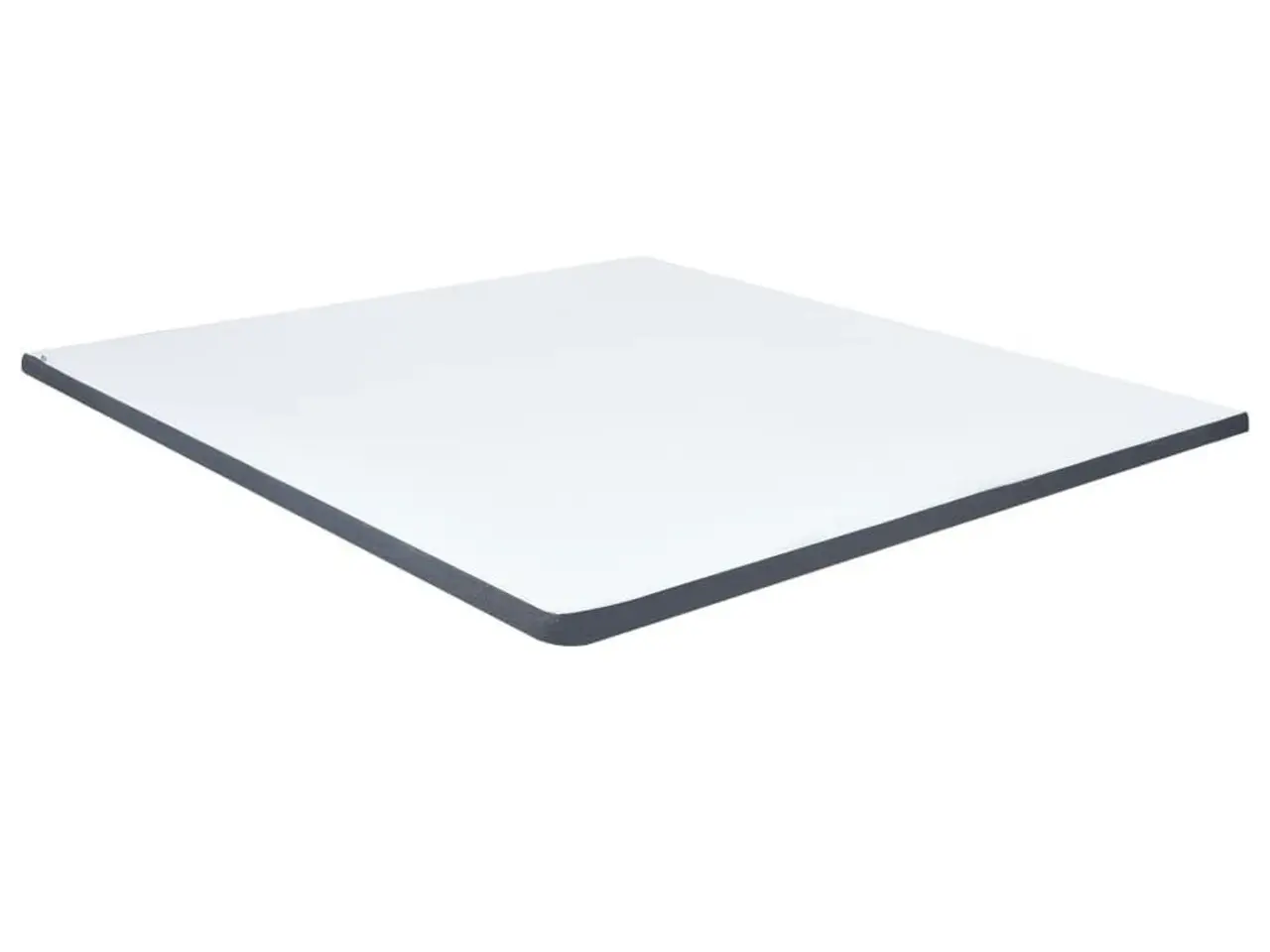 Billede 1 - Topmadras 200 x 180 x 5 cm medium blød - hvid/mørkegrå