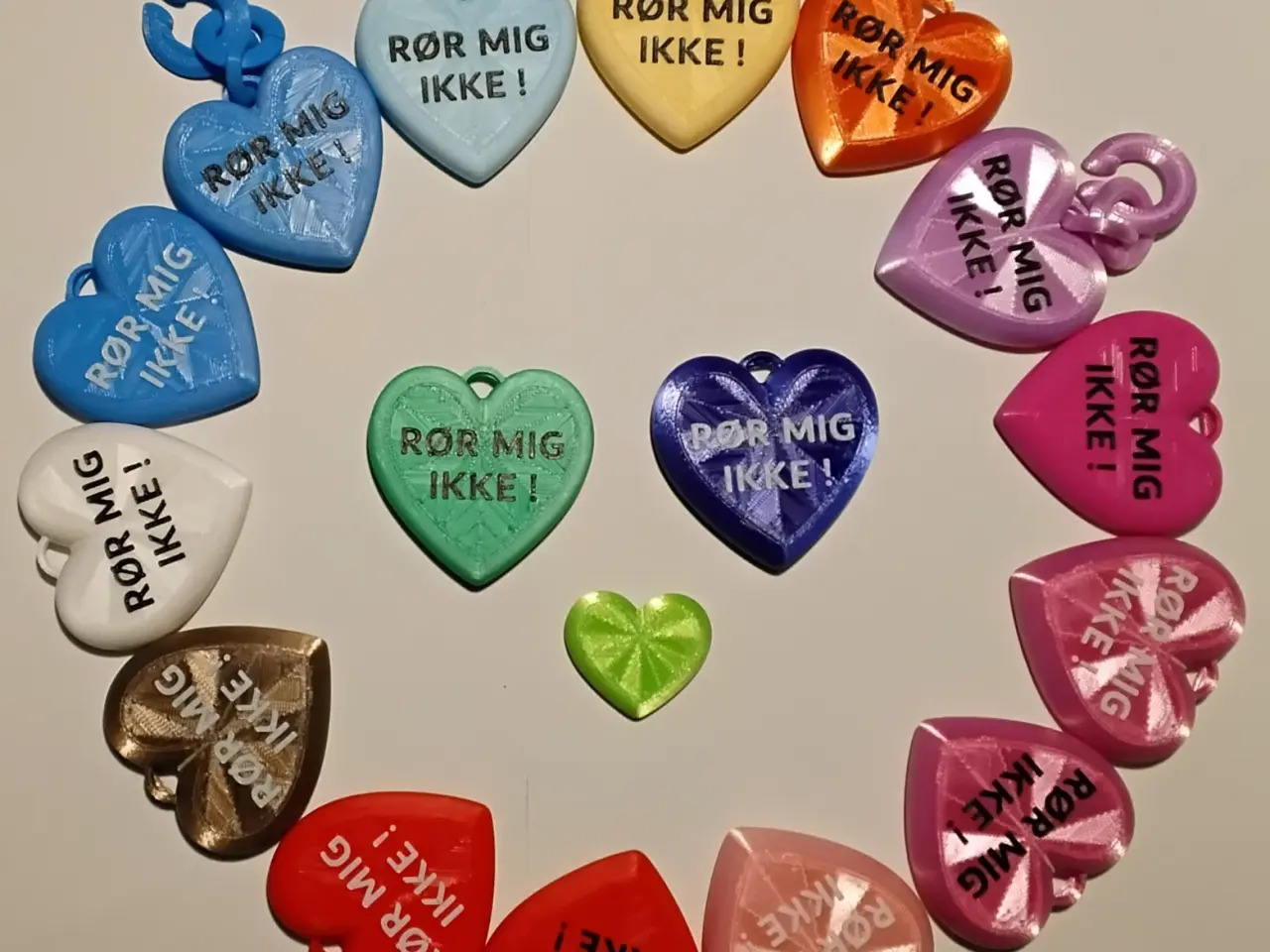Billede 5 - RØR MIG IKKE hjerter m.m