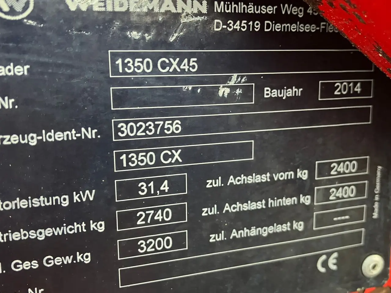 Billede 10 - Weidemann 1350 CX45 Weidemann 1350 CX45