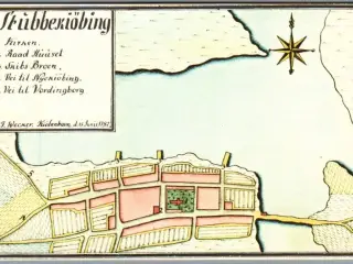 Stubbekøbing - Kopi af kort fra 1782