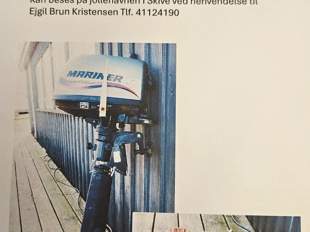 Billede 3 - Mariner båd-påhængsmotor 6 hk
