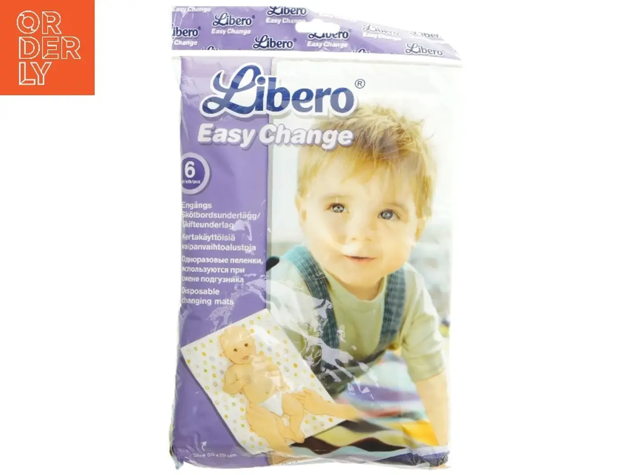 Billede 1 - Libero Easy Change engangs skifteunderlag fra Libero (str. 6 stk cm)