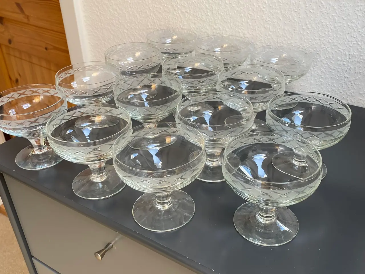 Billede 1 - Ejby Champagne/dessert skåle