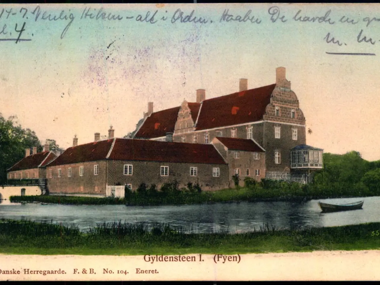 Billede 1 - Gyldensteen I (Fyen) - Danske Herregaarde F&B 104 - Brugt