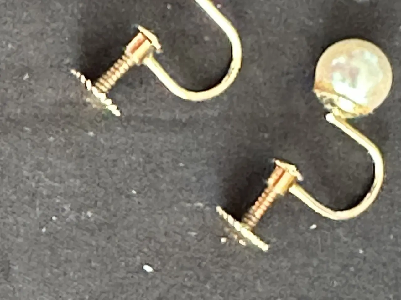 Billede 4 - Unik Hermann Siersbøl - Par øreskruer 14 kt. Guld