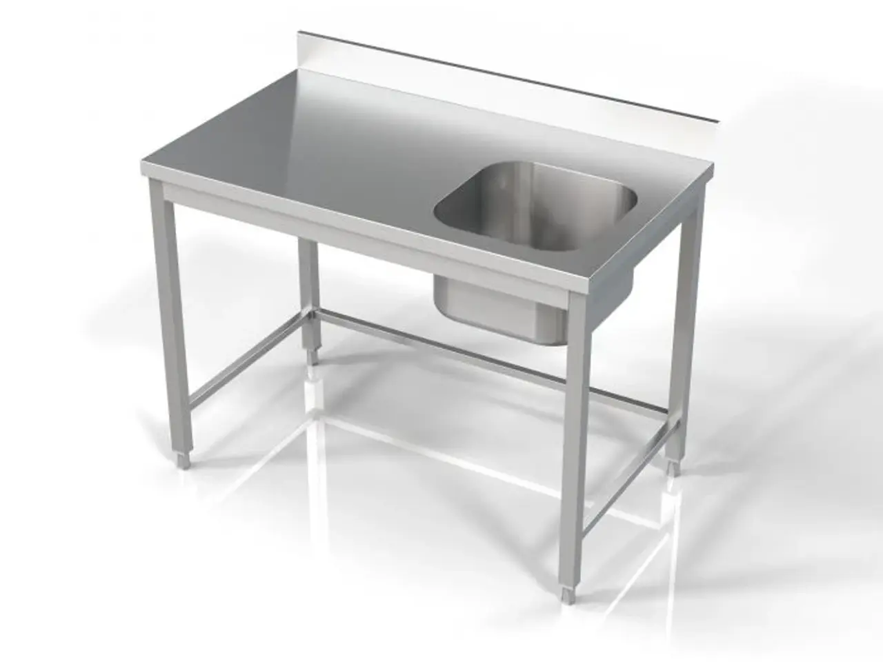 Billede 1 - Vaskebord uden underhylde – B1200 x D700 x H850 mm