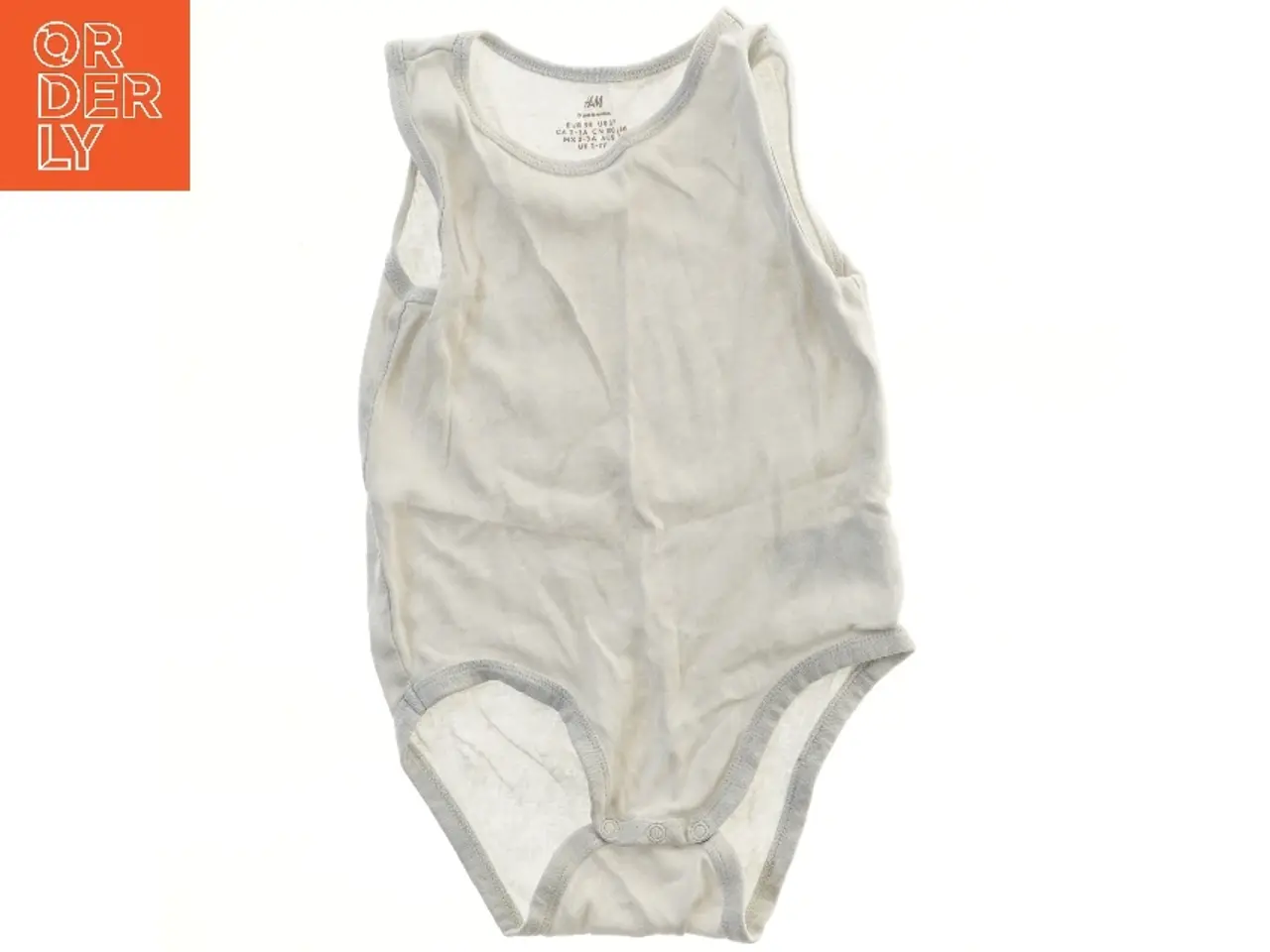 Billede 1 - Hvid bodystocking til baby fra H&M (str. 98)