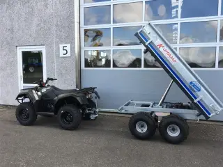 K-vognen K-Offroad 1,2 tons Boggievagn TILBUD - 3-vejs tip, el-hydraulisk