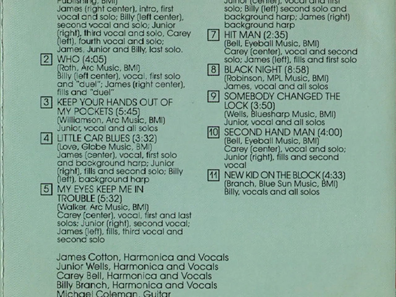 Billede 9 - James Cotton, Junior… – Harp Attack! – CD
