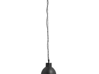 Loftlampe i nostalgisk rå fabrik stil i sort