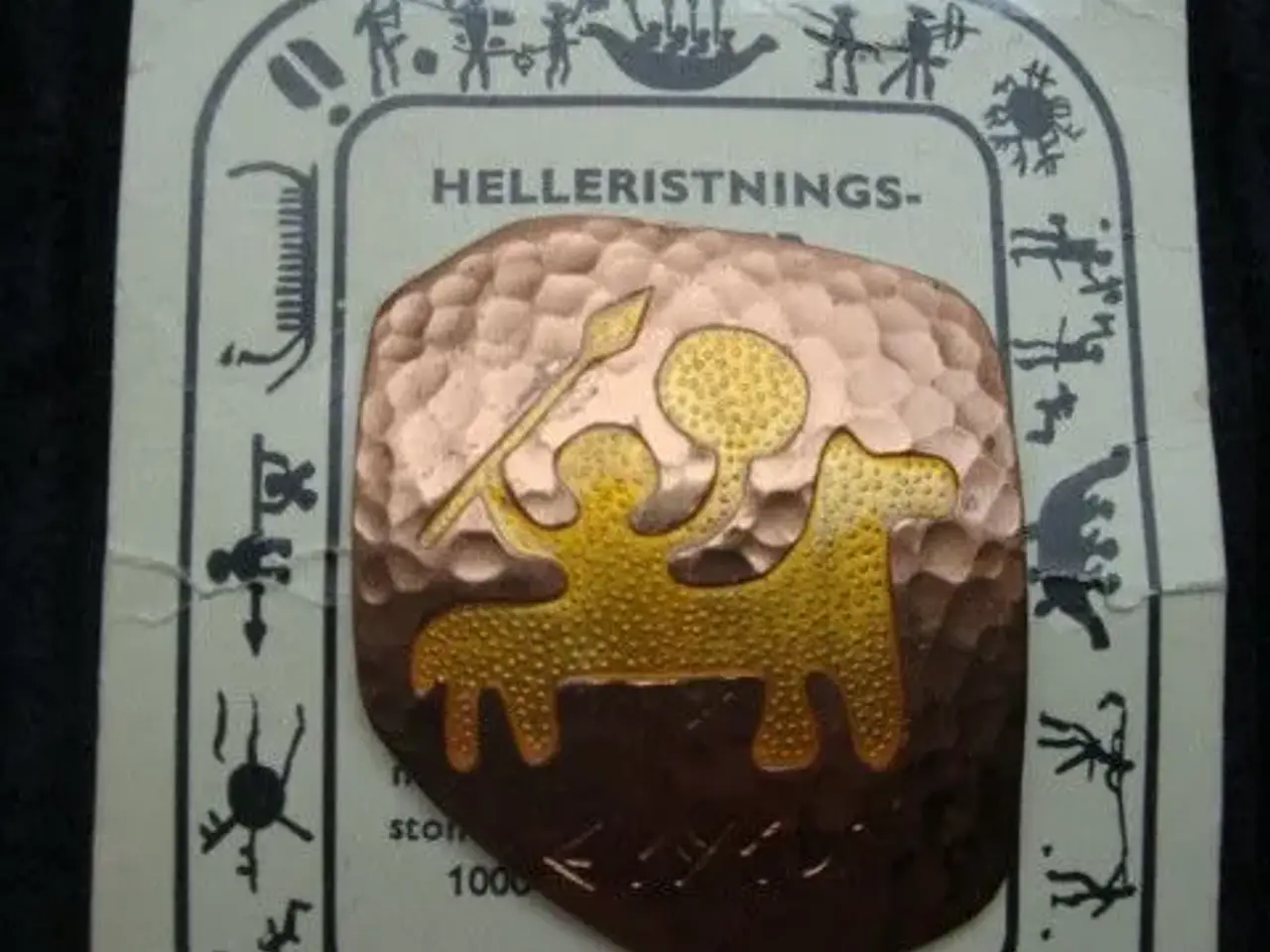 Billede 4 - Vikinge broche  fra Helleristningssmykker,  MEKA