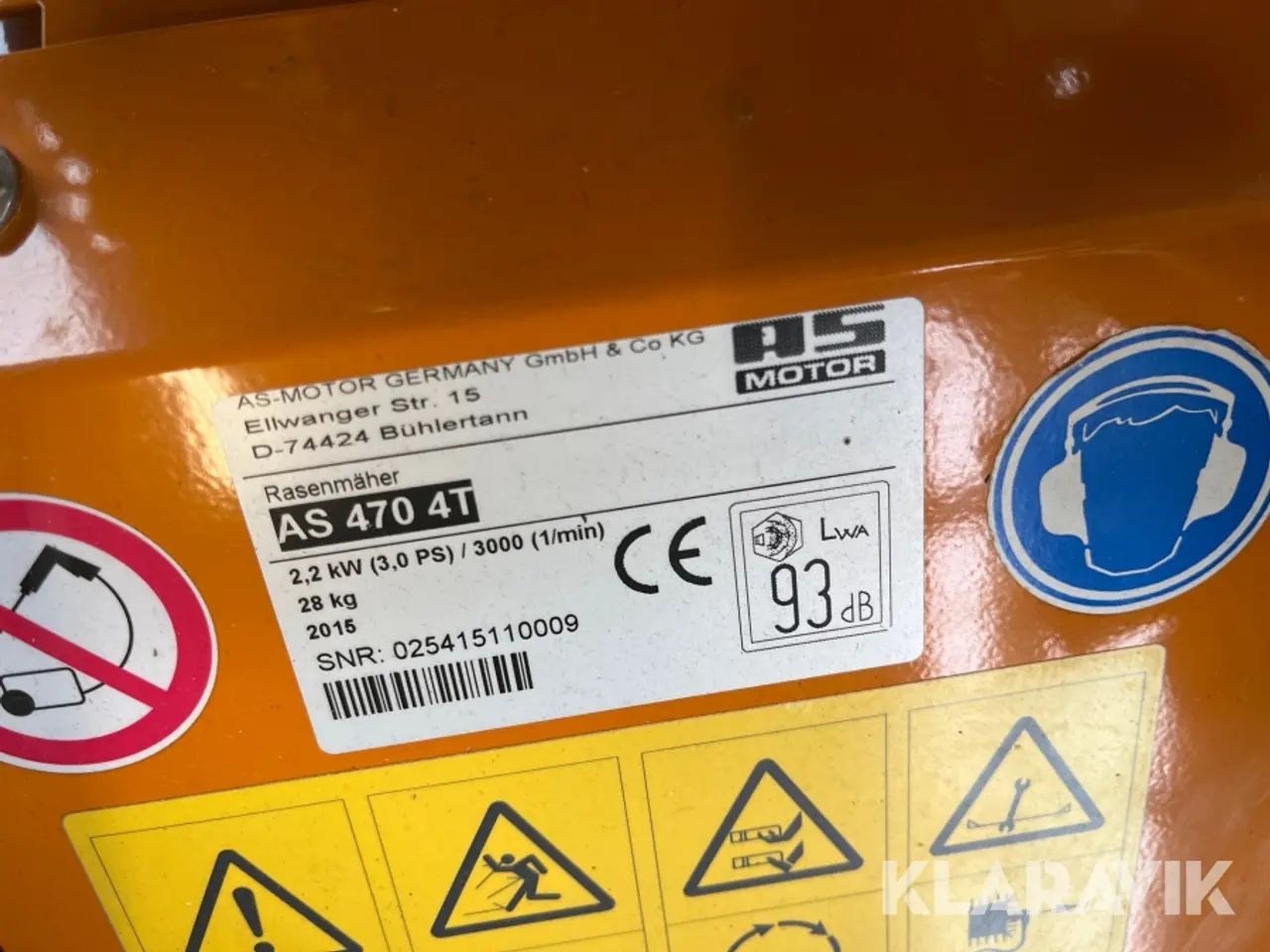 Billede 5 - Græsslåmaskine AS MOTOR AS 470 4 takt