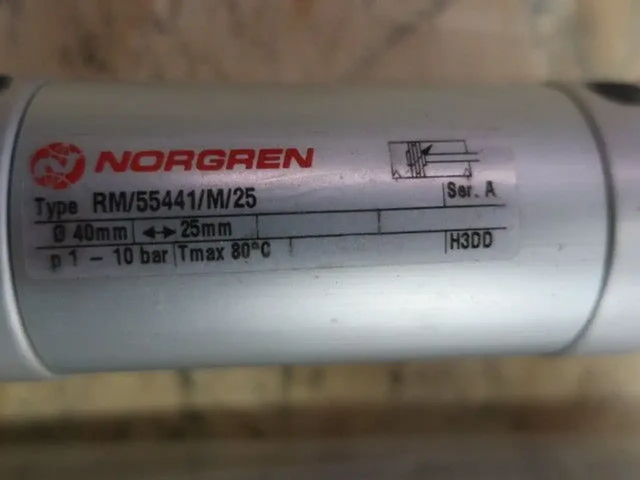 Billede 3 - Ubrugte Norgren luftcylindre