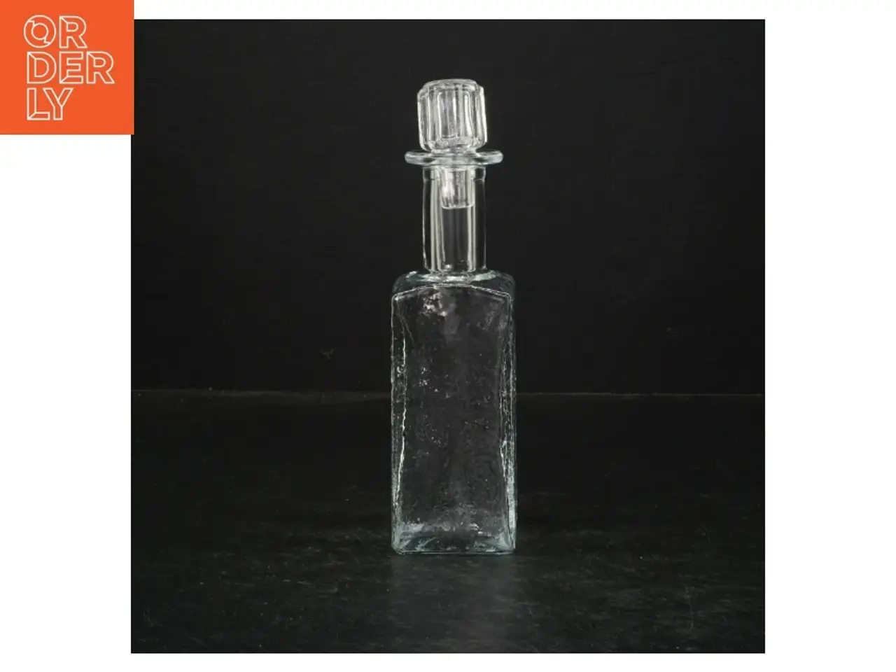Billede 1 - Glasparfumeflaske med prop (str. 19 cm)