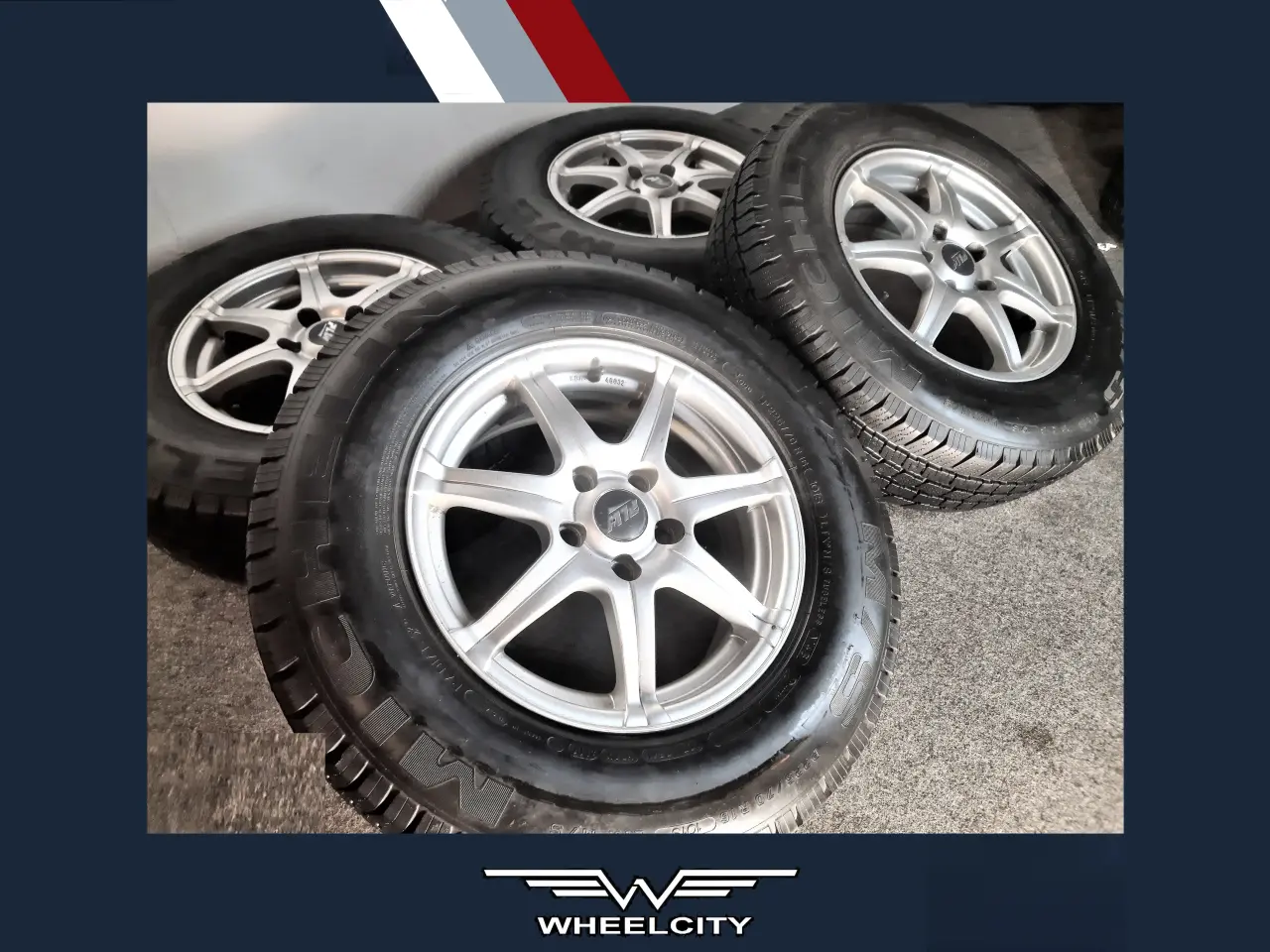 Billede 1 - 5x114,3 16" ET44 PLW 4x4 vintersæt