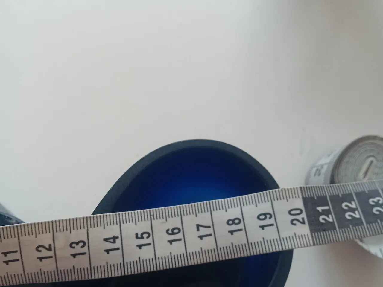 Billede 3 - Iittala Aalto skål blå glas ca. 19,5 cm
